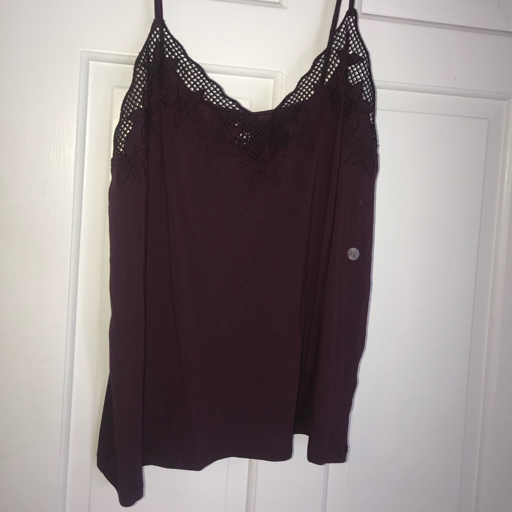 AE lace detail tank